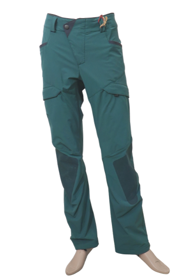 Transformative Teal Pants Sample | Hwafune Transformative Teal outdoor pants sample from Hwafune, WGSN × Coloro S/S 2026