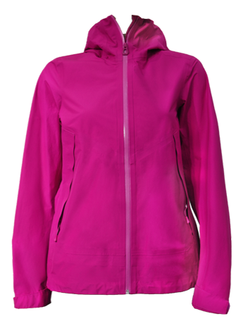 Electric Fuchsia Outdoor Jacket Sample | Hwafune Electric Fuchsia Outdoor jacket sample from Hwafune, WGSN × Coloro S/S 2026